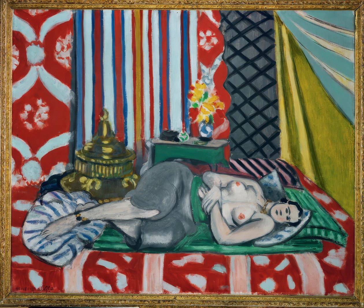 Odalisca com cuecas cinzentas de Henri Matisse