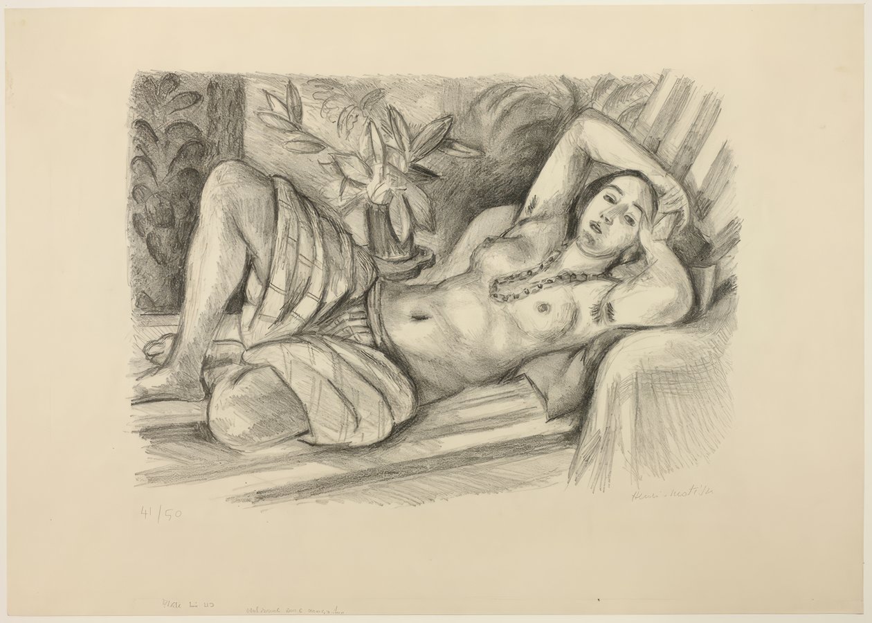 Odalisca com Magnólia de Henri Matisse