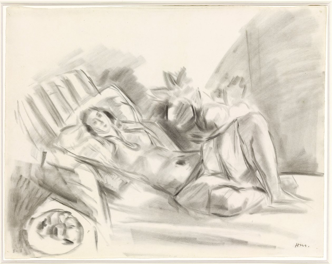 Odalisca com magnólias de Henri Matisse