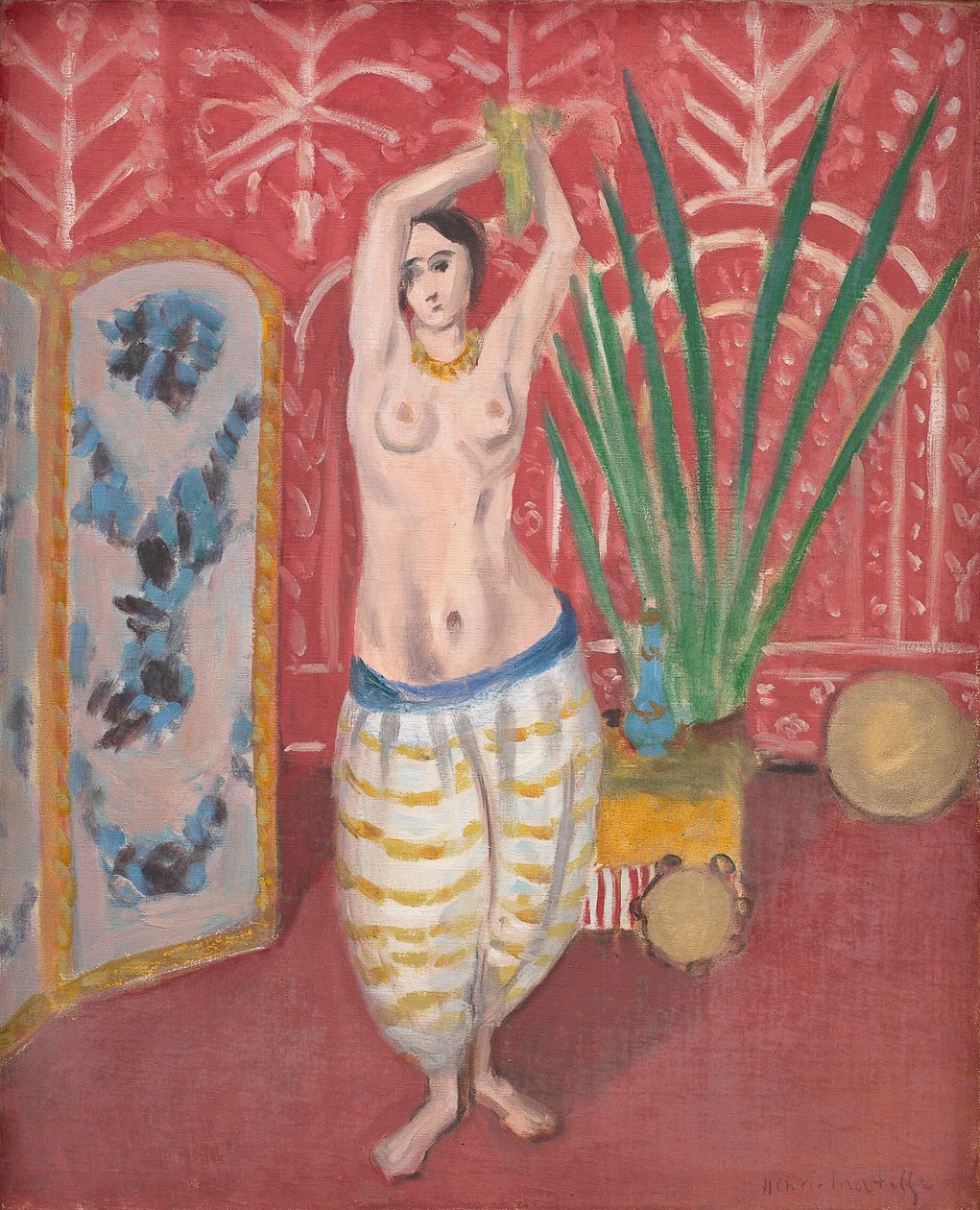 Odalisca com um biombo de Henri Matisse