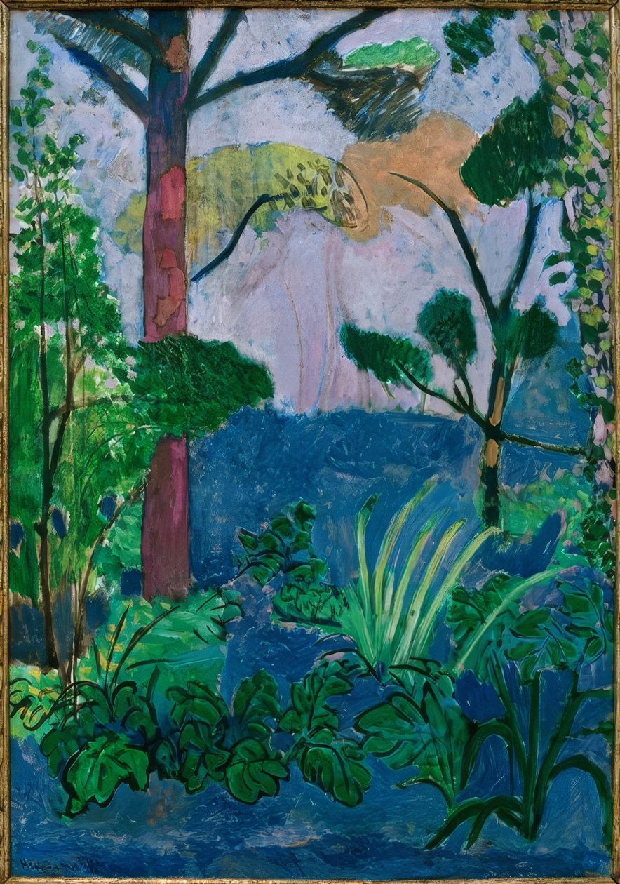 Paisagem marroquina (Acanthus) de Henri Matisse