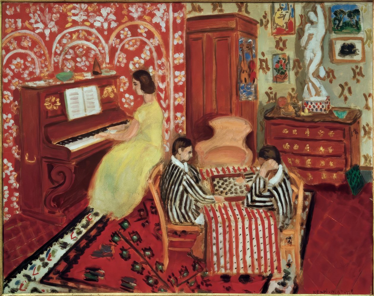 Pianista e tocadores de Henri Matisse