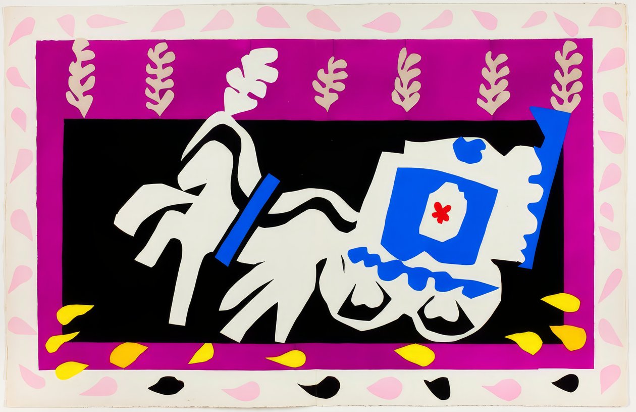 O funeral de Pierrot, de Jazz de Henri Matisse
