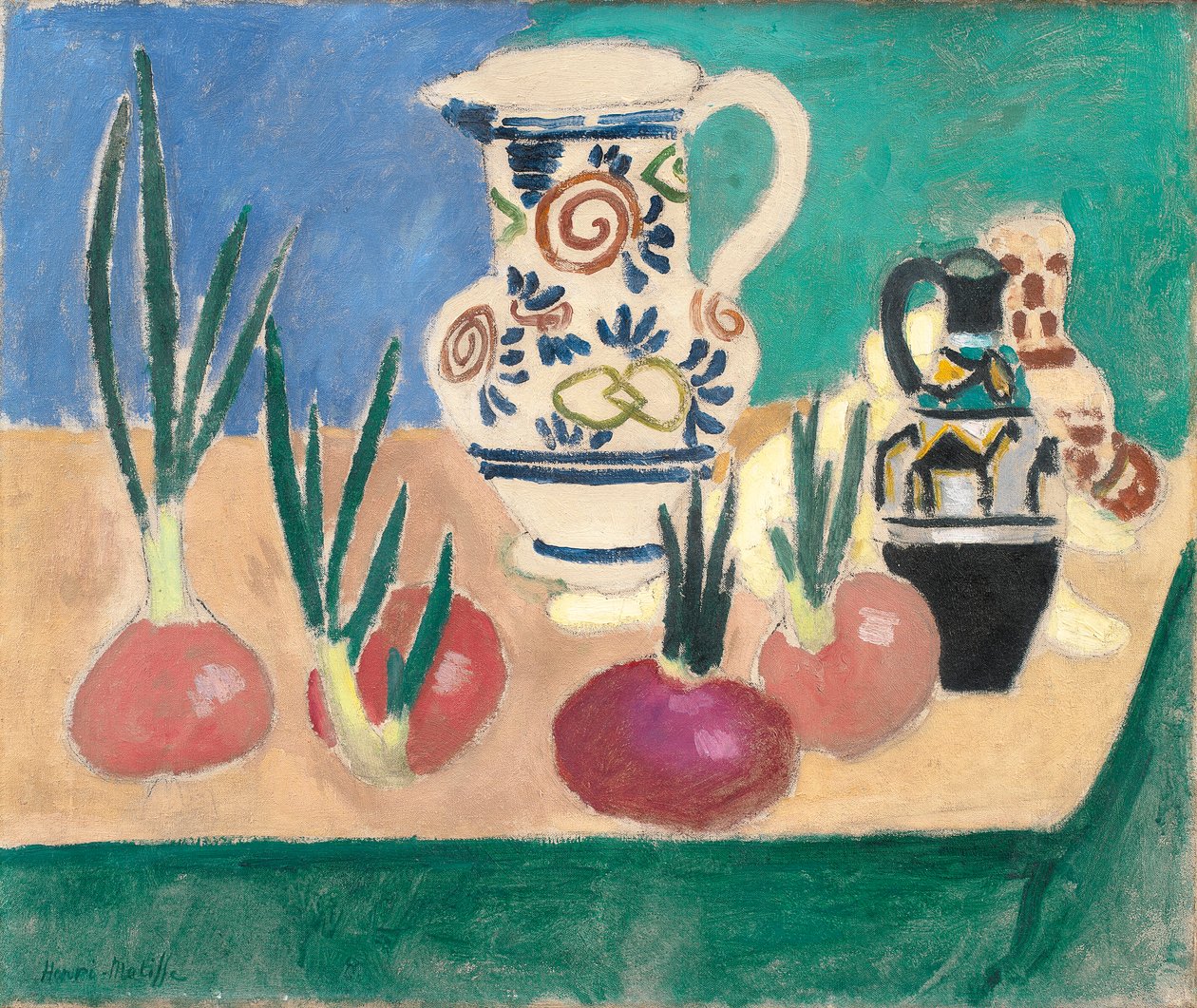 Cebolas cor-de-rosa de Henri Matisse