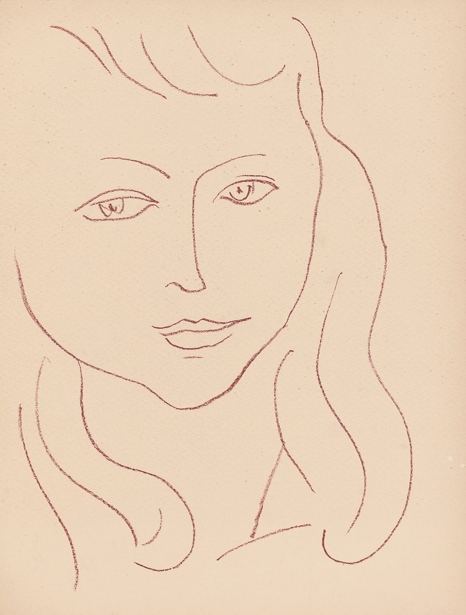 Prato de "Visages" (Visões) de Henri Matisse