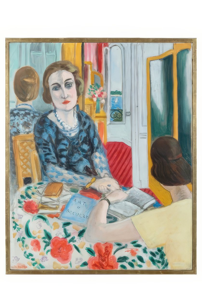 Retrato da Baronesa Gourgaud, nascida Eva Gebhardt de Henri Matisse