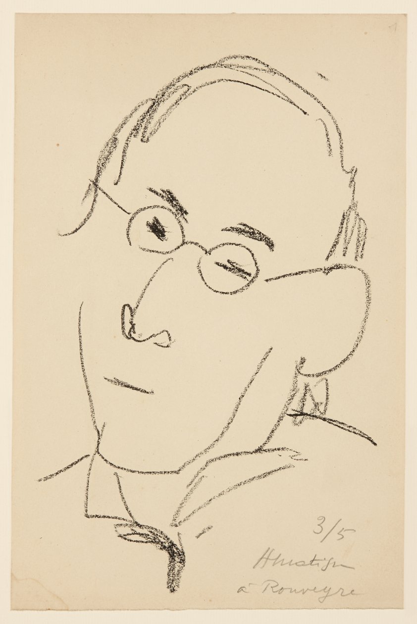 Retrato de Paul Léautaud de Henri Matisse