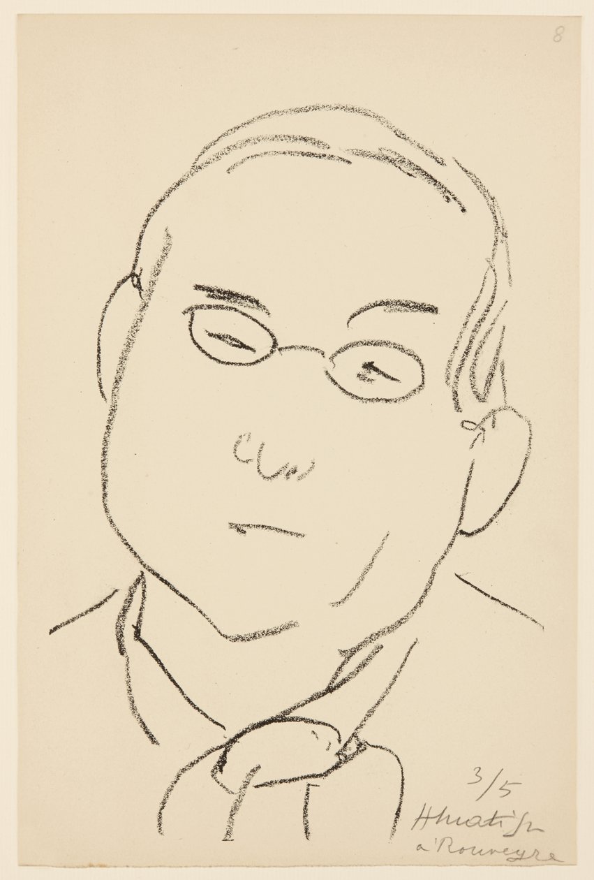 Retrato de Paul Léautaud de Henri Matisse