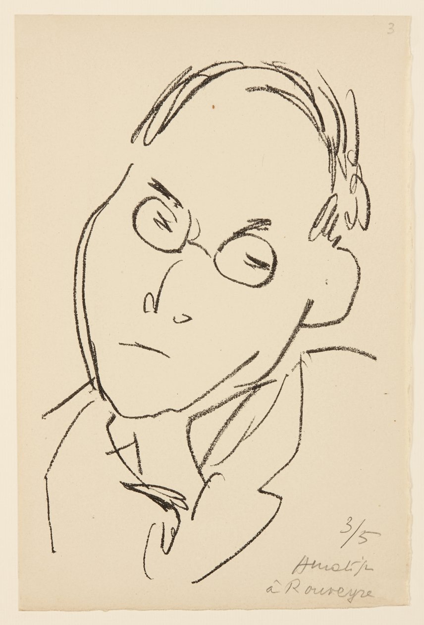 Retrato de Paul Léautaud de Henri Matisse