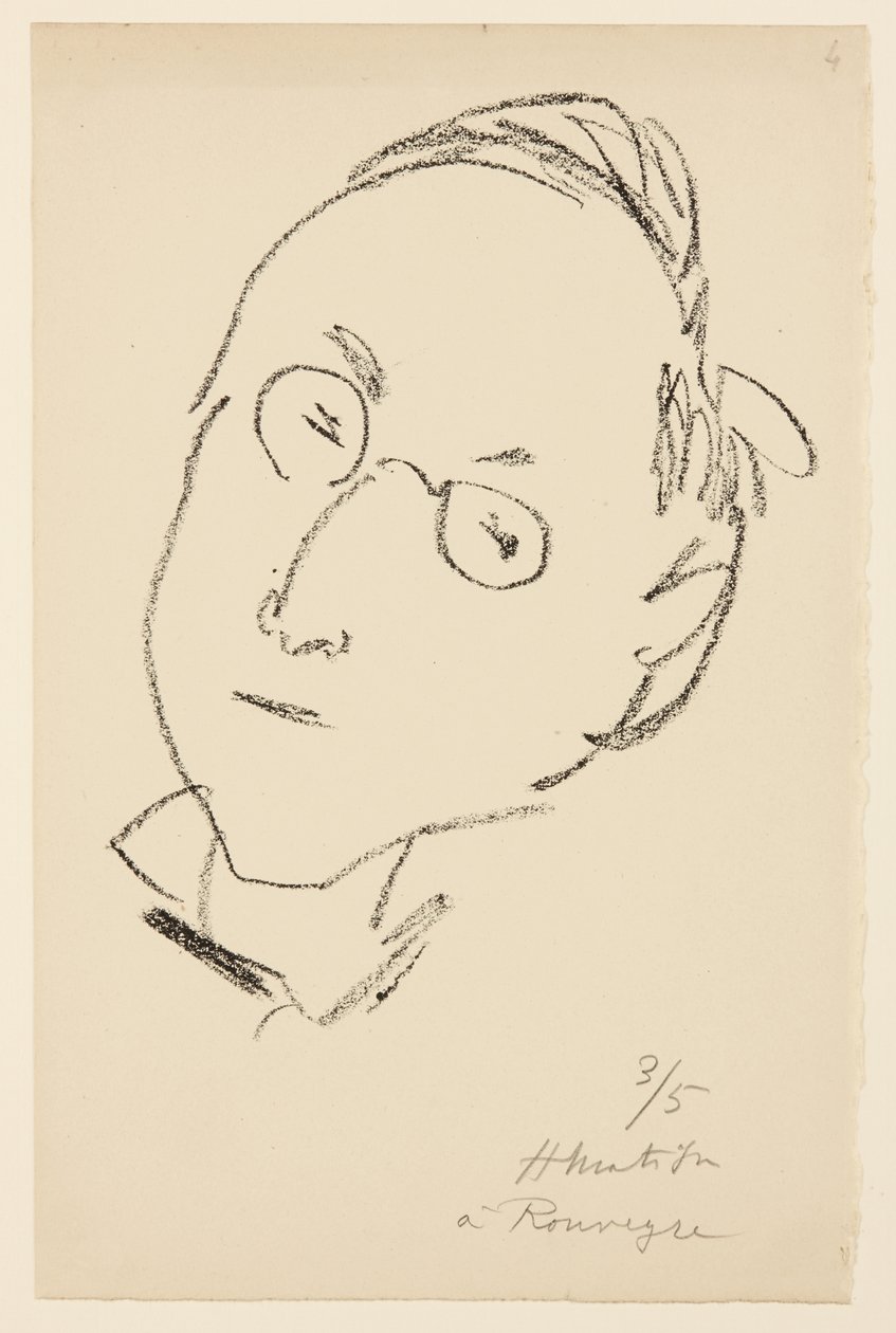 Retrato de Paul Léautaud de Henri Matisse