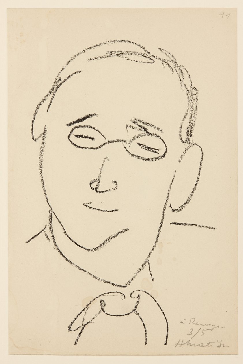 Retrato de Paul Léautaud de Henri Matisse