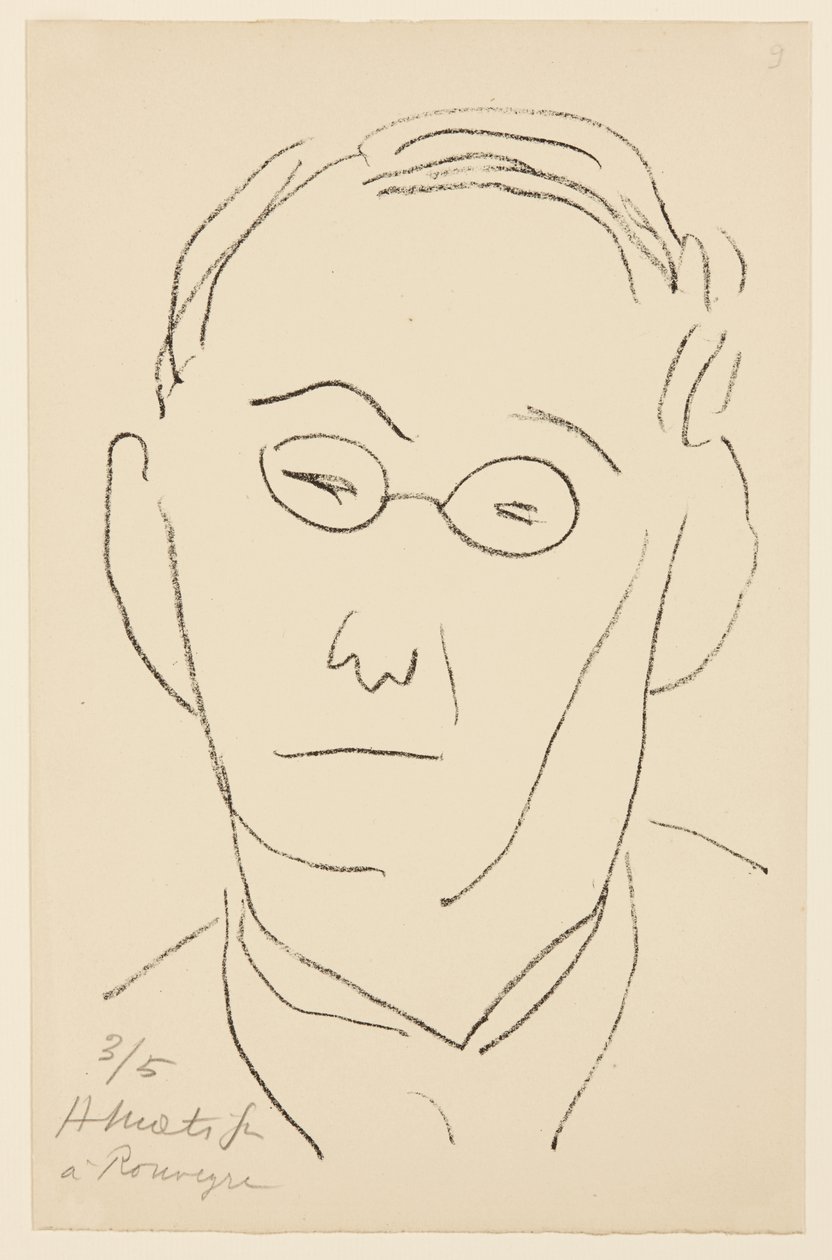 Retrato de Paul Léautaud de Henri Matisse
