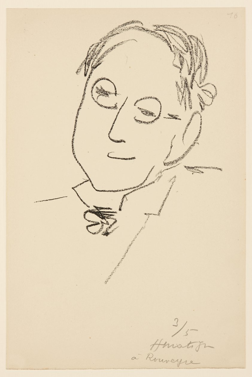 Retrato de Paul Léautaud de Henri Matisse