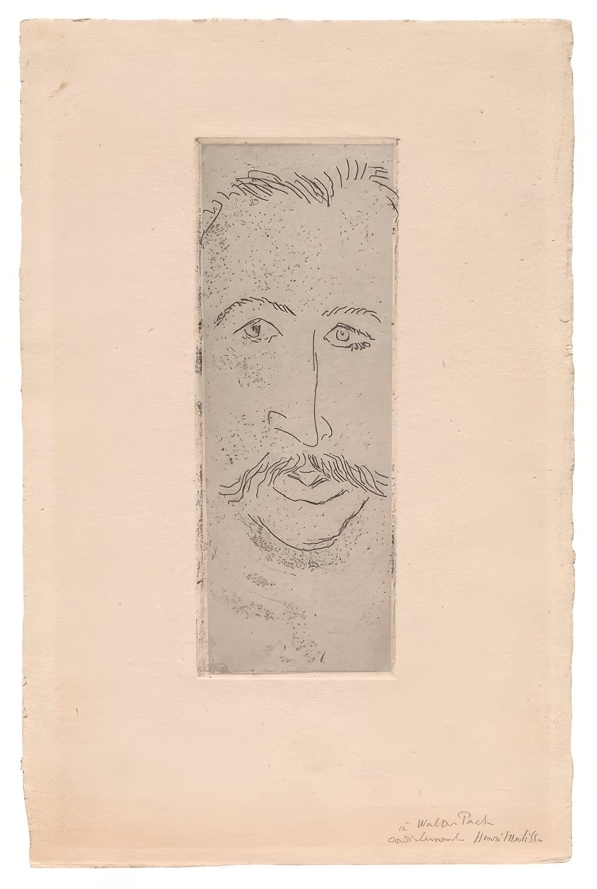 Retrato de Walter Pach de Henri Matisse