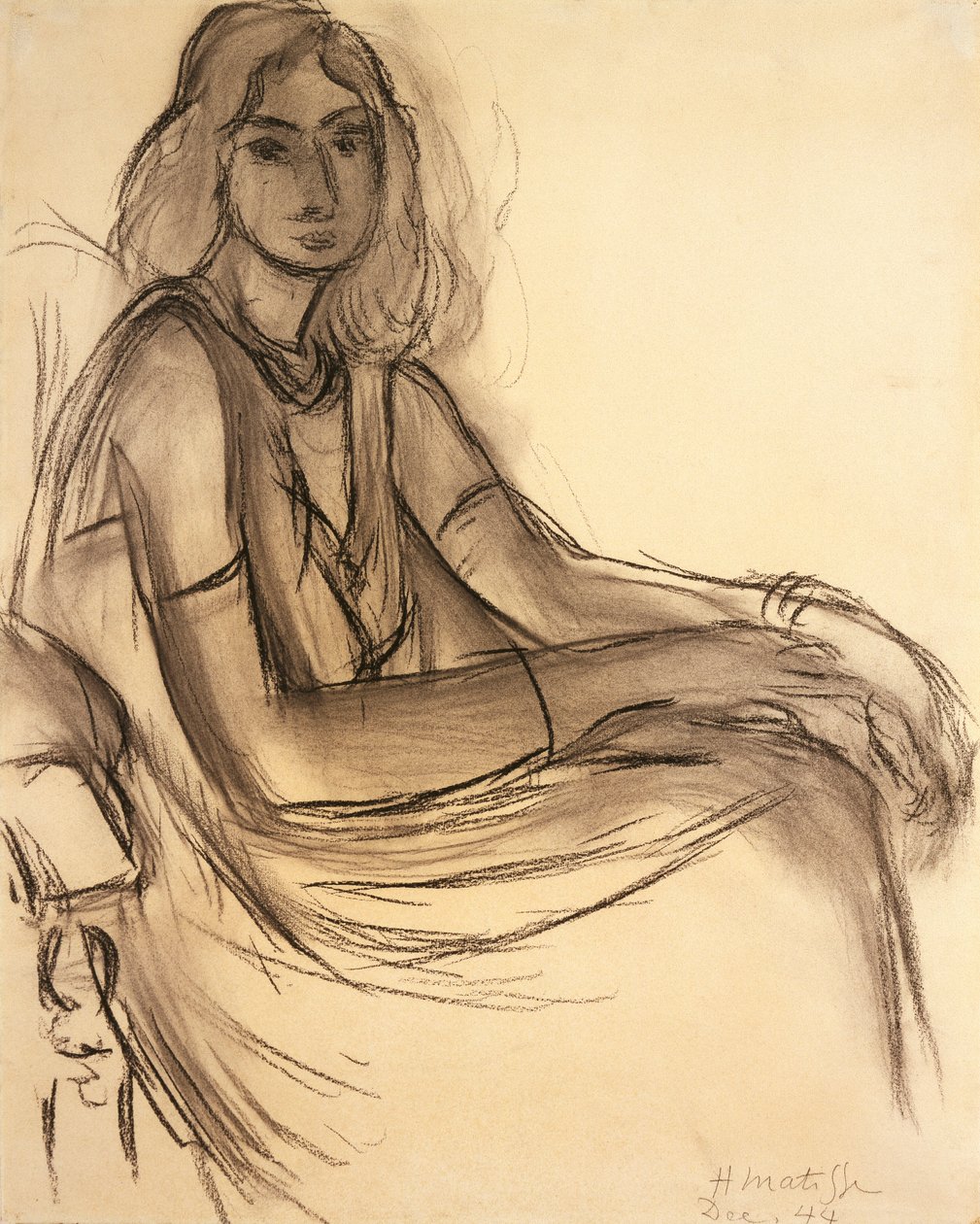 Retrato de uma mulher de Henri Matisse