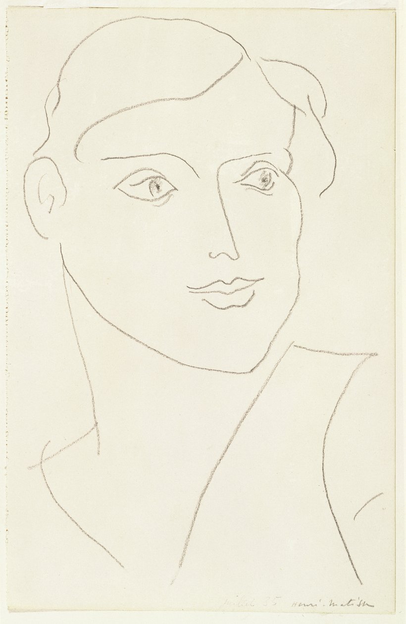 Retrato de uma mulher de Henri Matisse