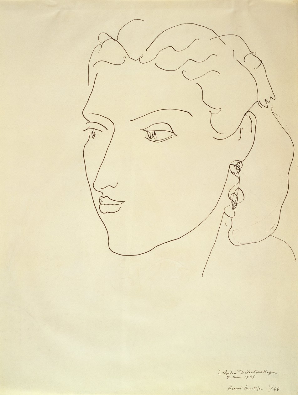 Retrato de uma mulher de Henri Matisse