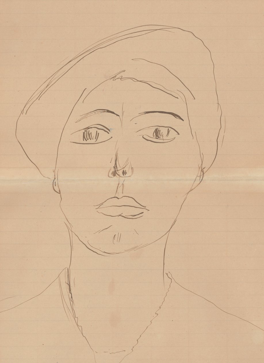 Retrato de uma mulher (Olga Meerson) de Henri Matisse