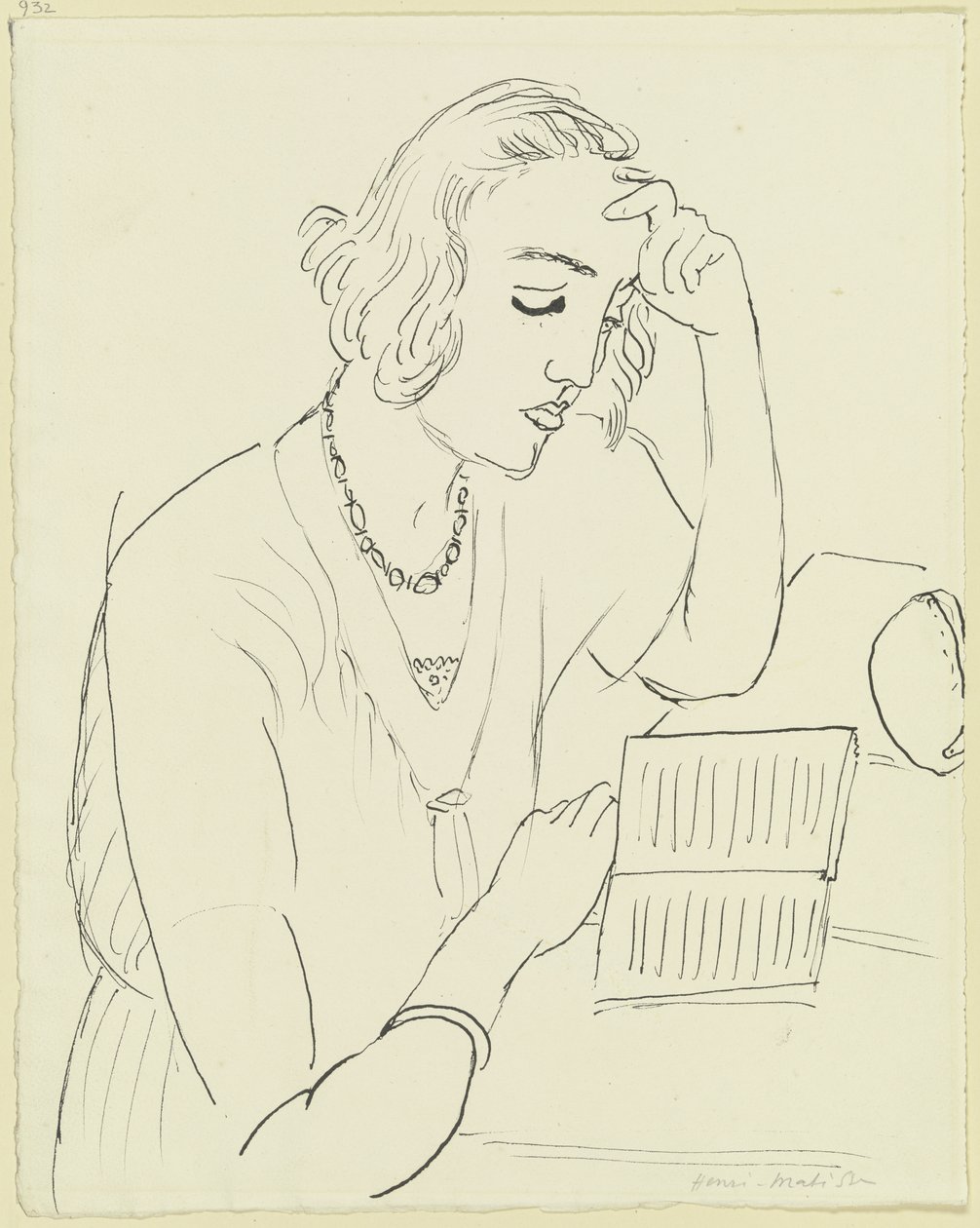 Mulher a ler de Henri Matisse