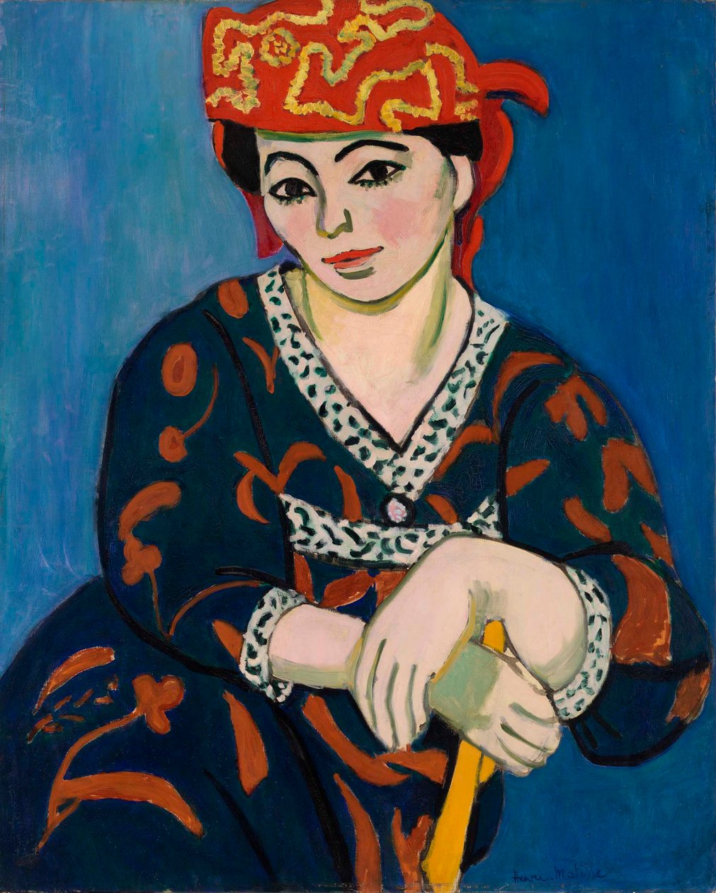 Toucado de Madras vermelho (Le Madras rouge) de Henri Matisse
