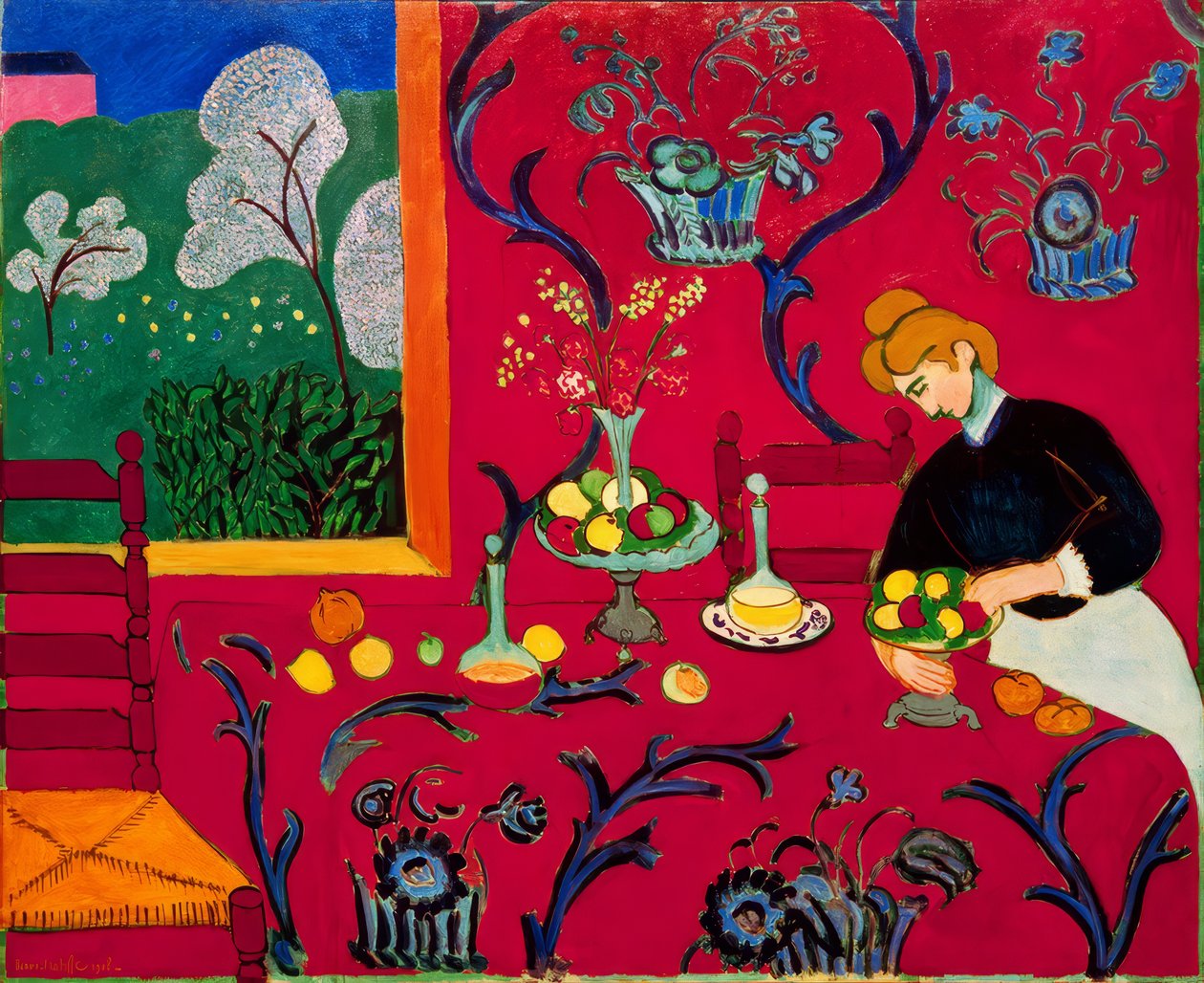Red Room (Harmonia em vermelho de Henri Matisse