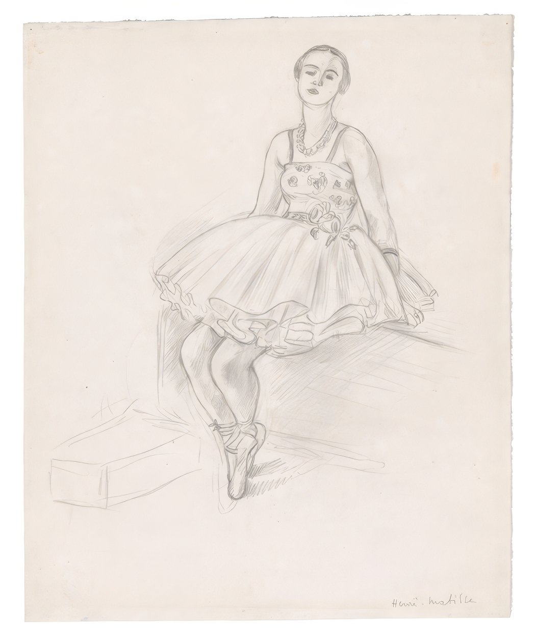Dançarino sentado de Henri Matisse