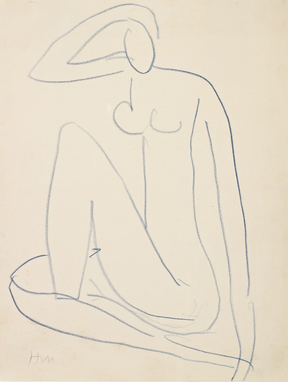 Figura feminina sentada de Henri Matisse