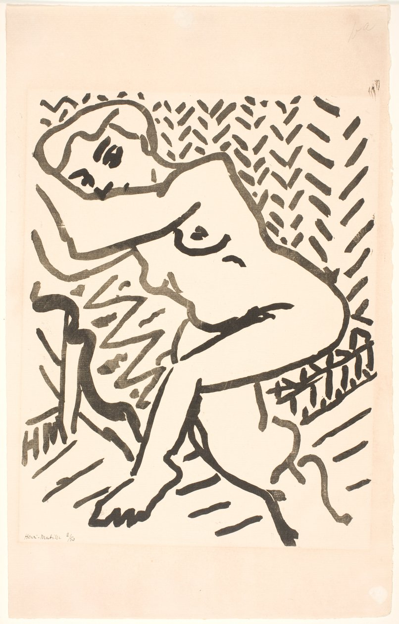 Nu sentado de Henri Matisse