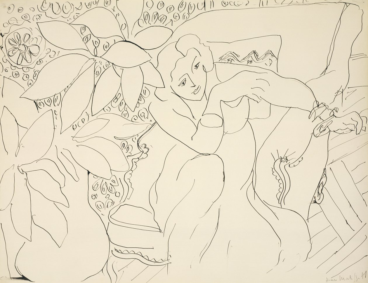 Mulher sentada de Henri Matisse