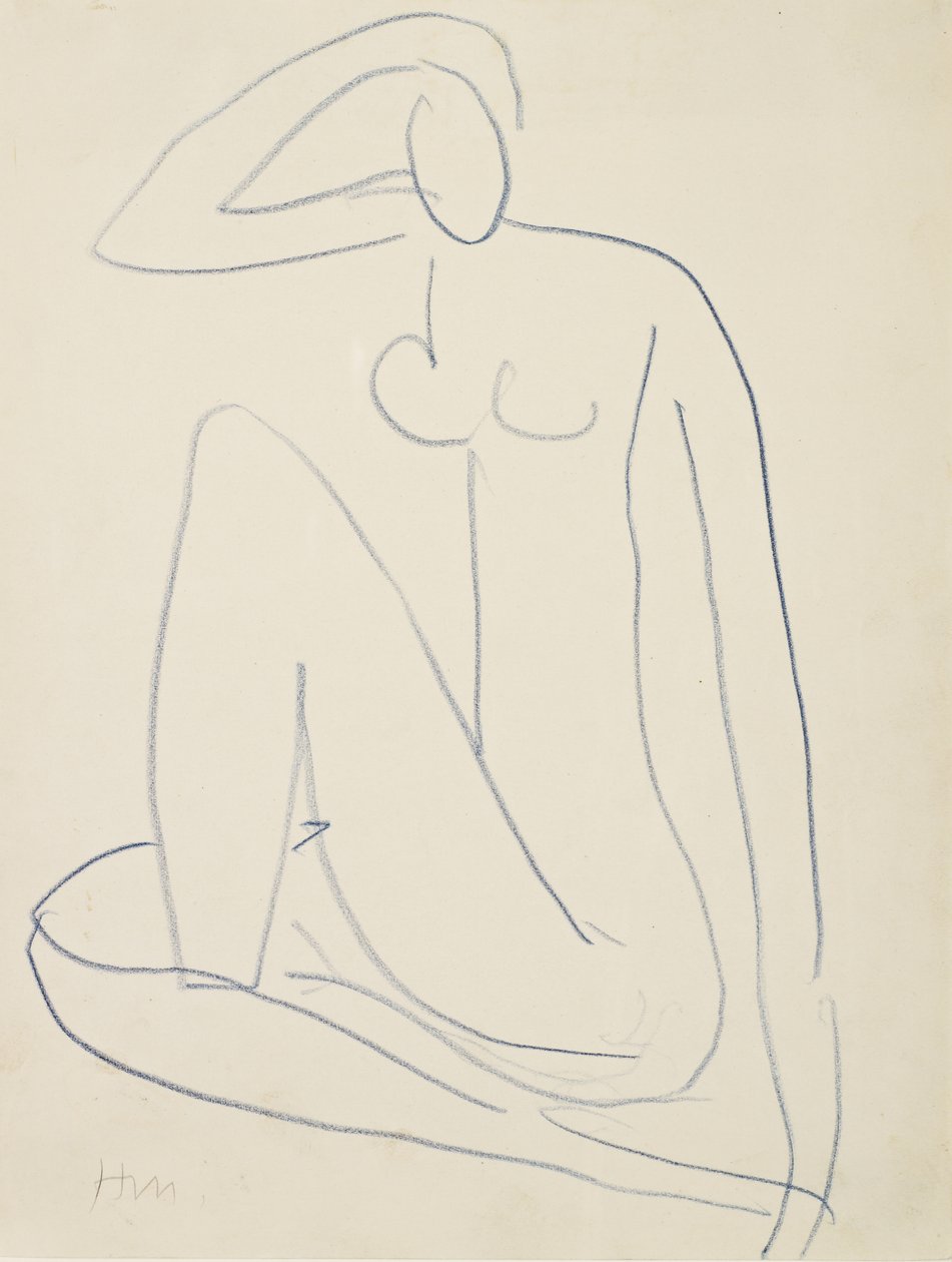 Figura feminina sentada de Henri Matisse