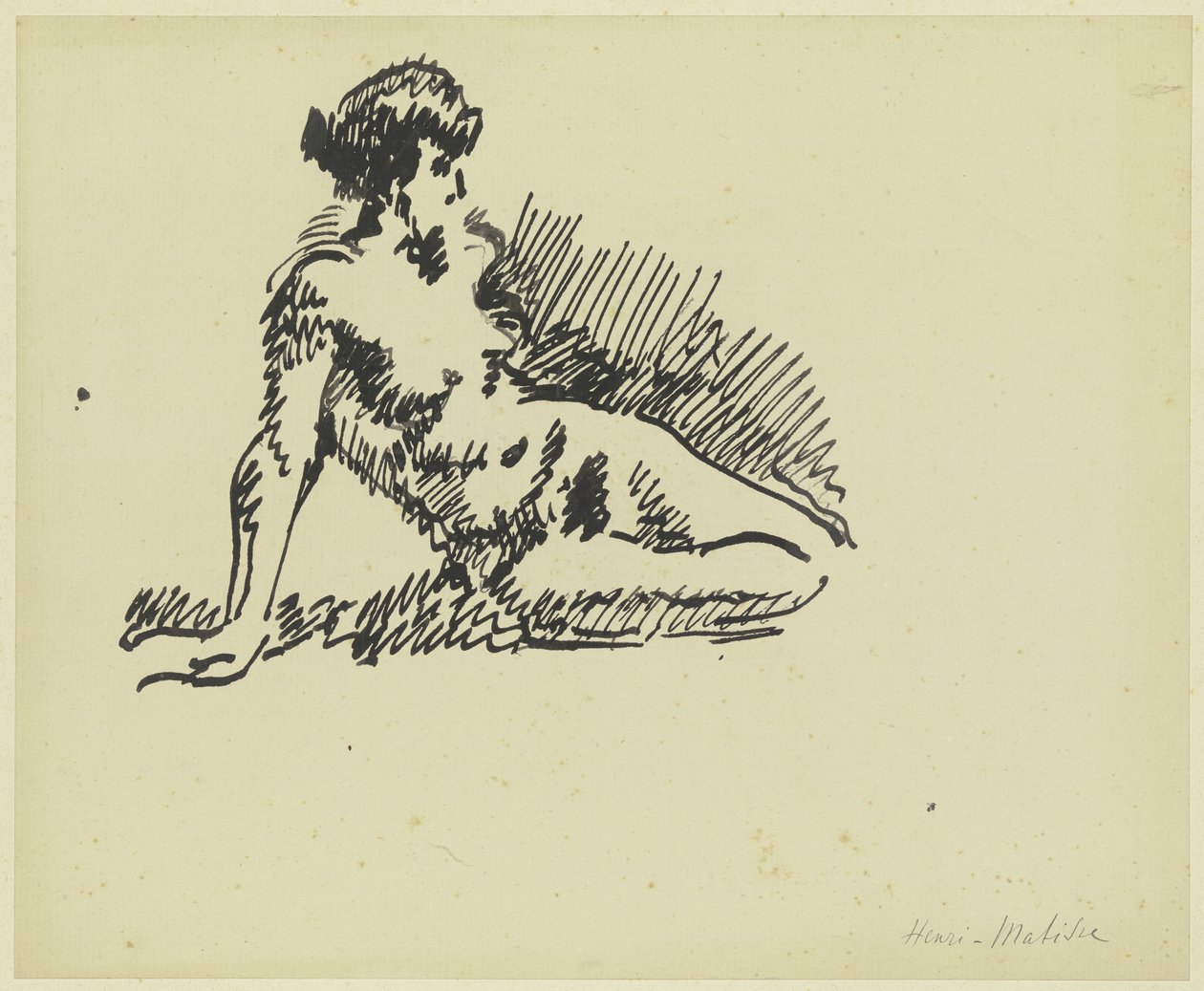Nu feminino sentado de Henri Matisse