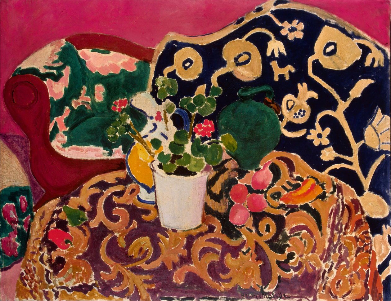 Natureza morta espanhola, c.1910-11 (óleo sobre tela) de Henri Matisse