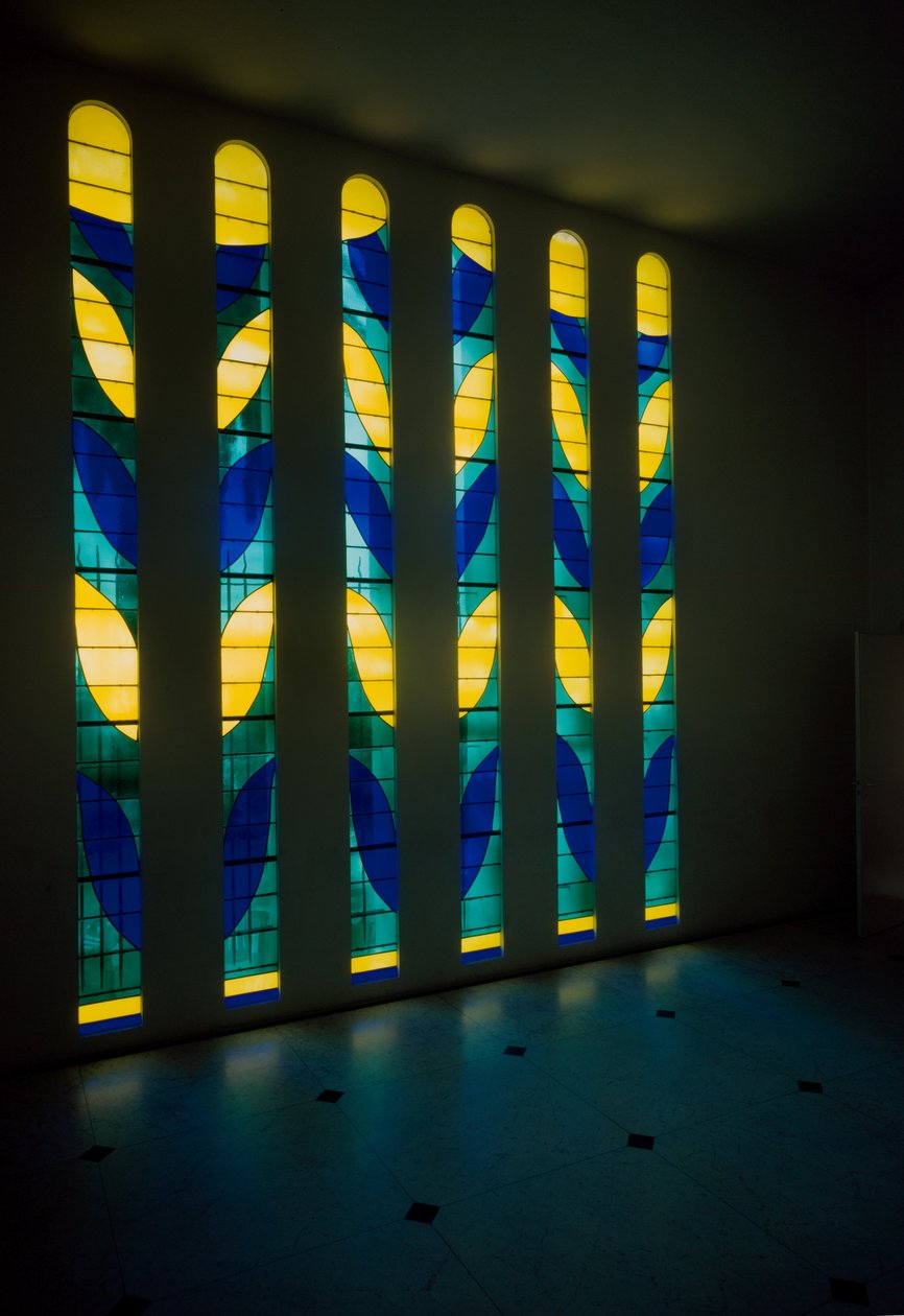 Vitral da capela do Rosaire, também conhecida como capela Matisse de Henri Matisse