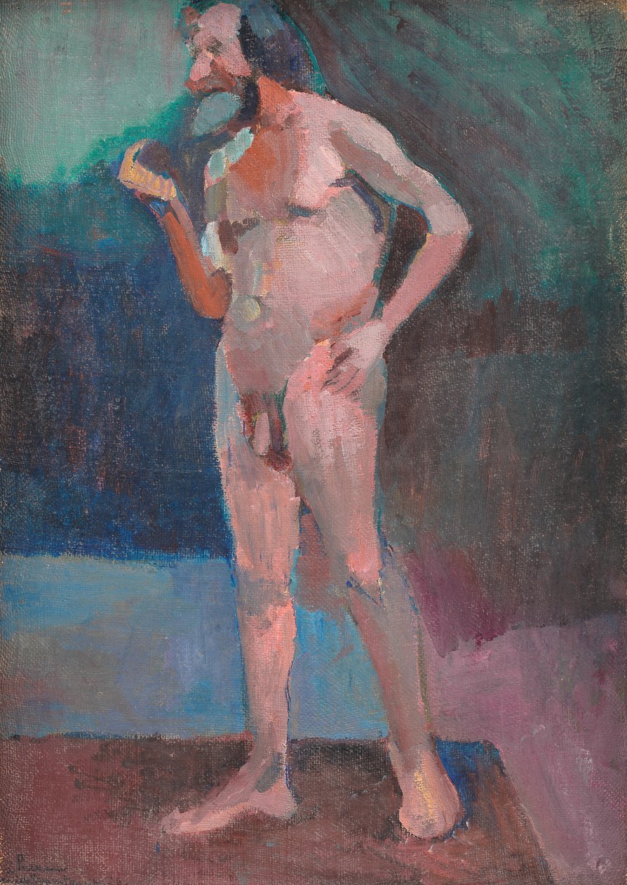 Modelo masculino de pé de Henri Matisse