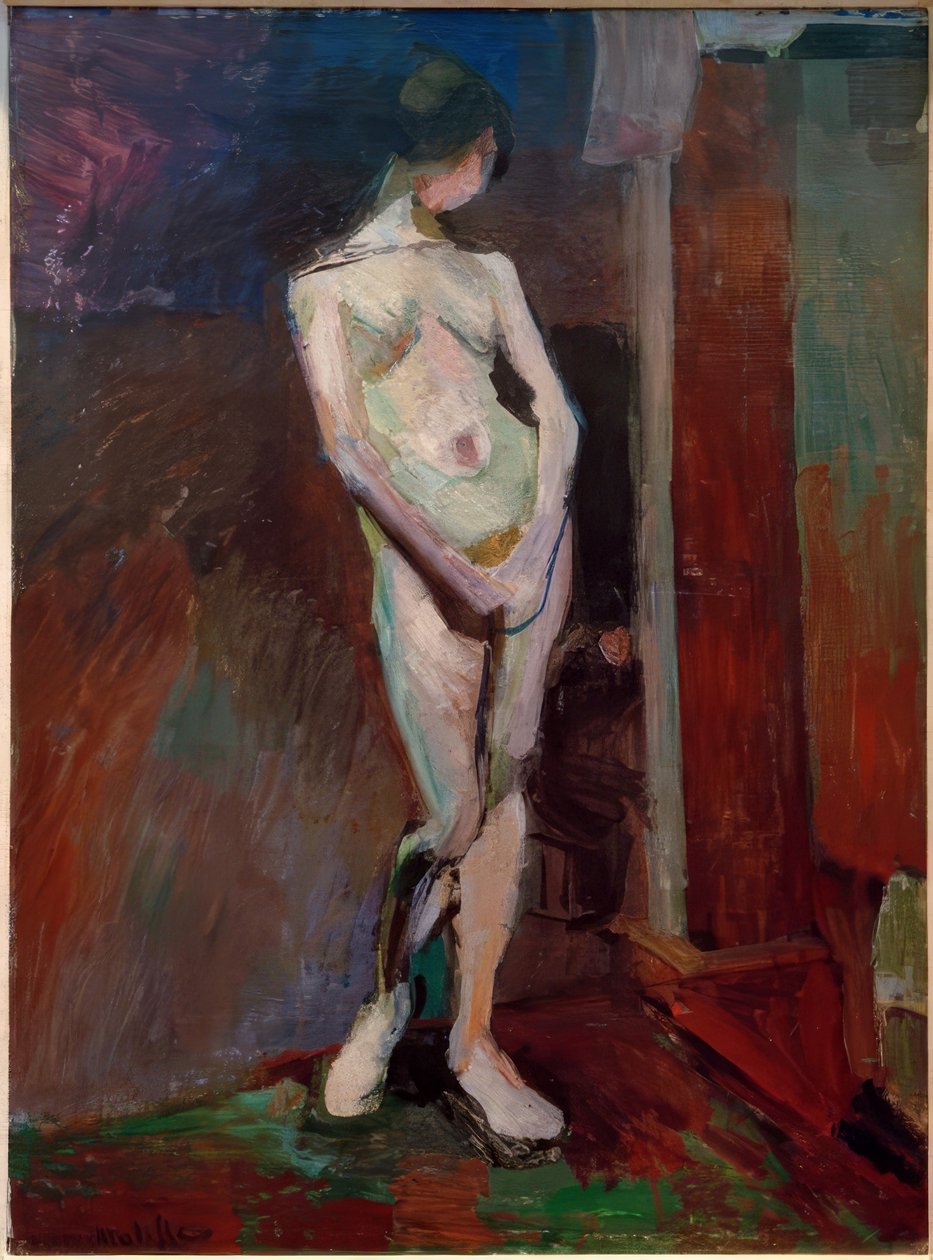 Modelo em pé (Academia em azul) de Henri Matisse