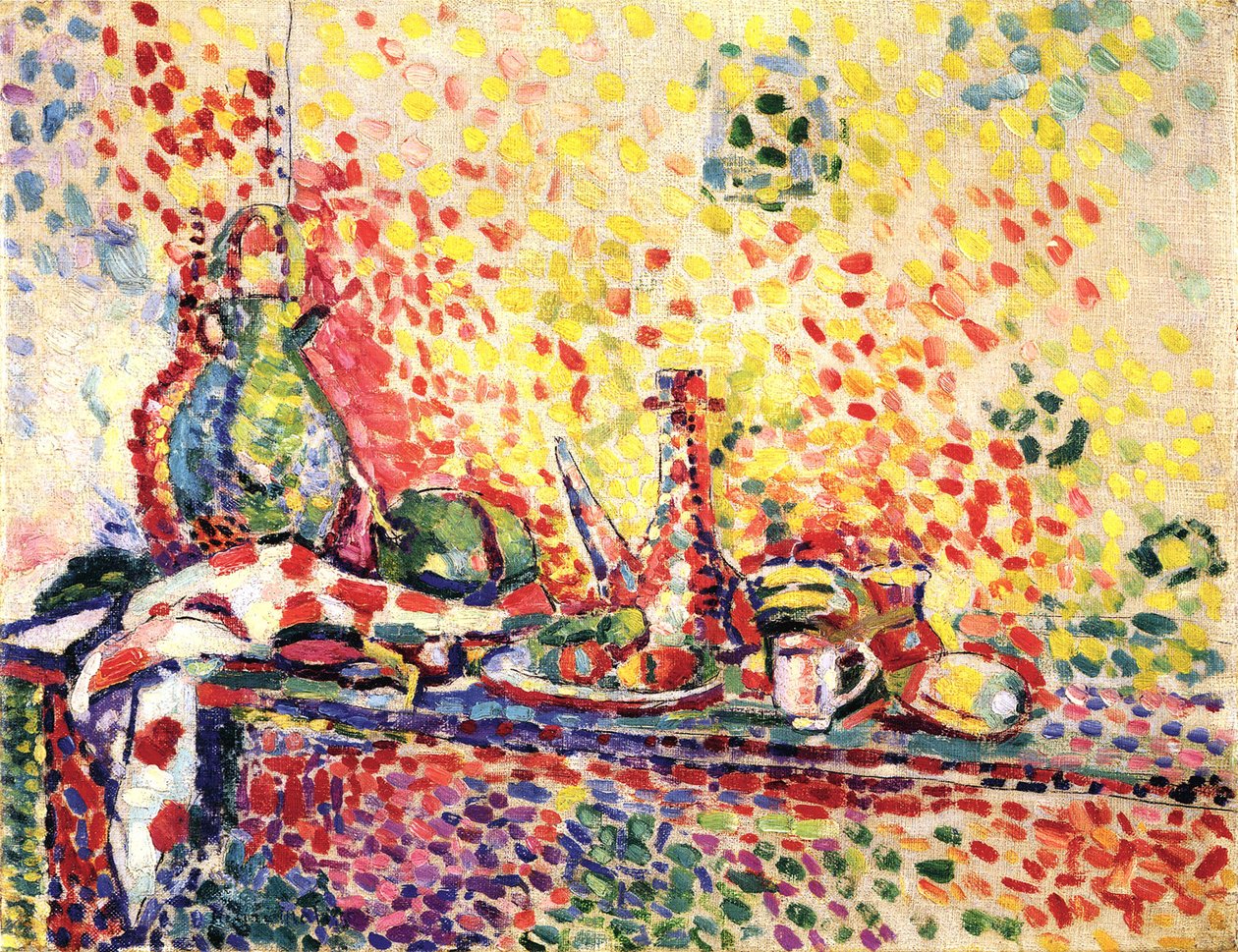 Natureza morta com um Purro II de Henri Matisse