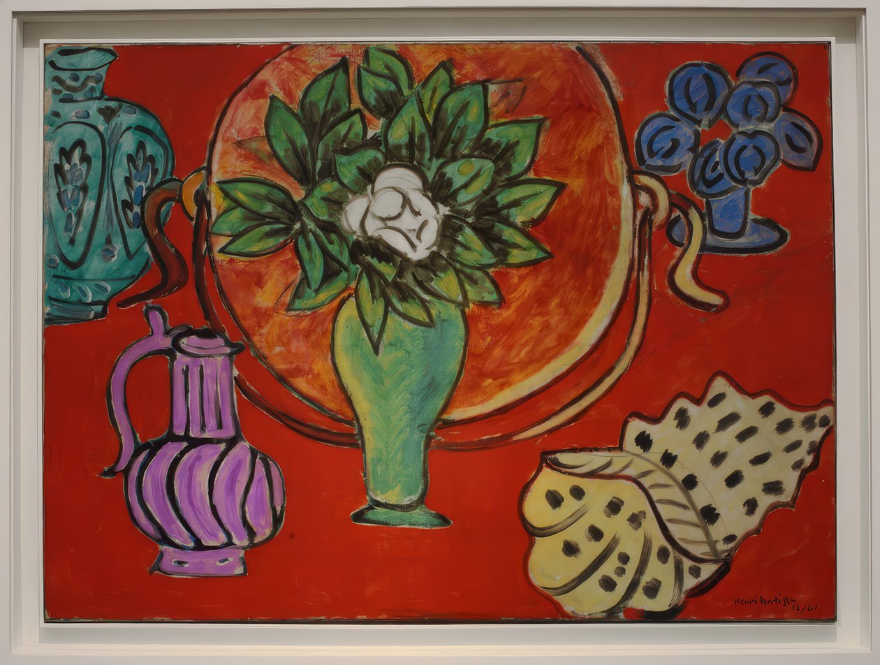 Natureza morta com magnólias de Henri Matisse
