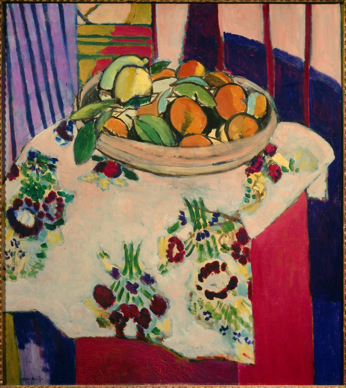Natureza morta com laranjas 1912 (óleo sobre tela) de Henri Matisse