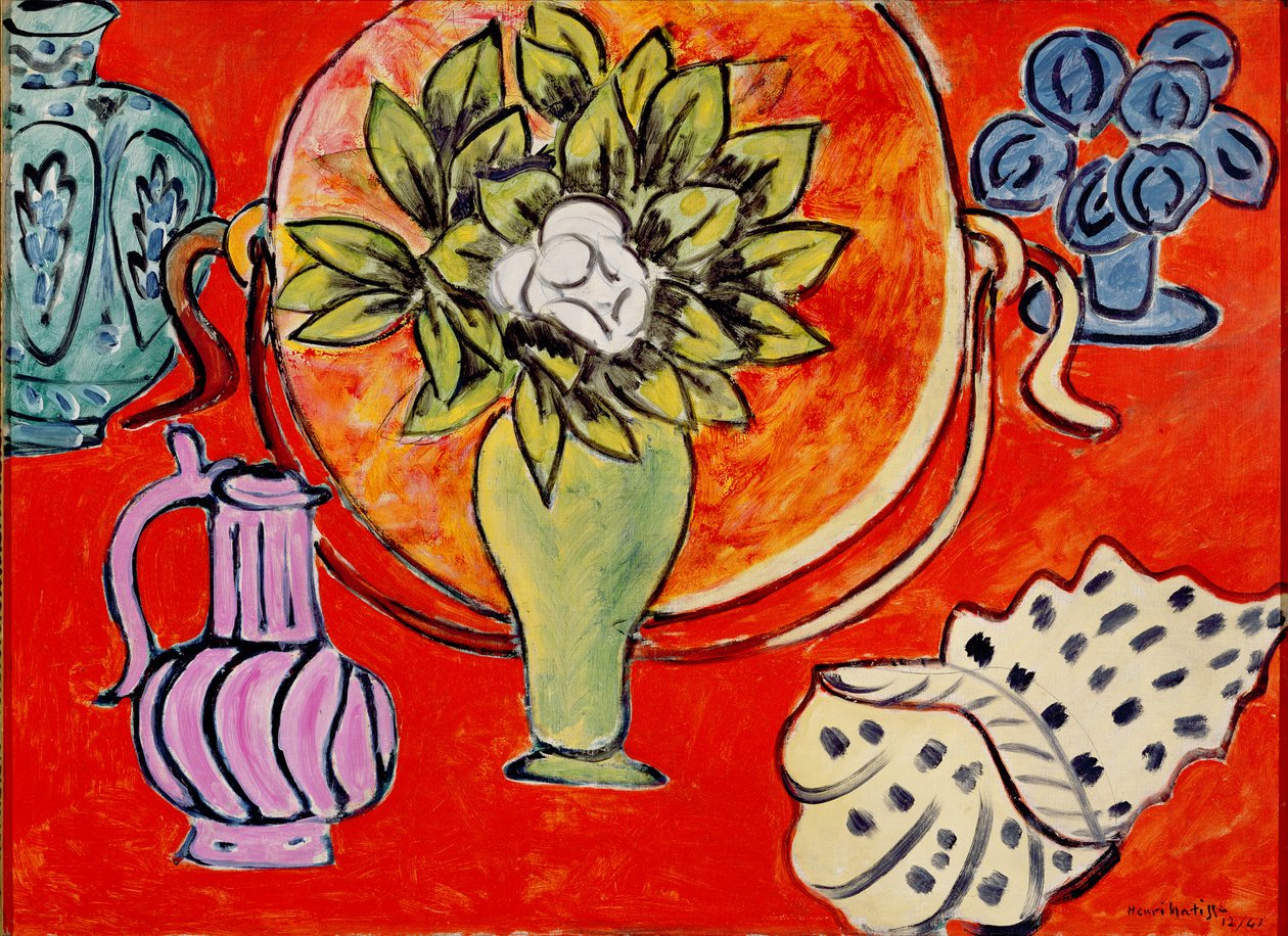 Natureza morta com uma magnólia de Henri Matisse