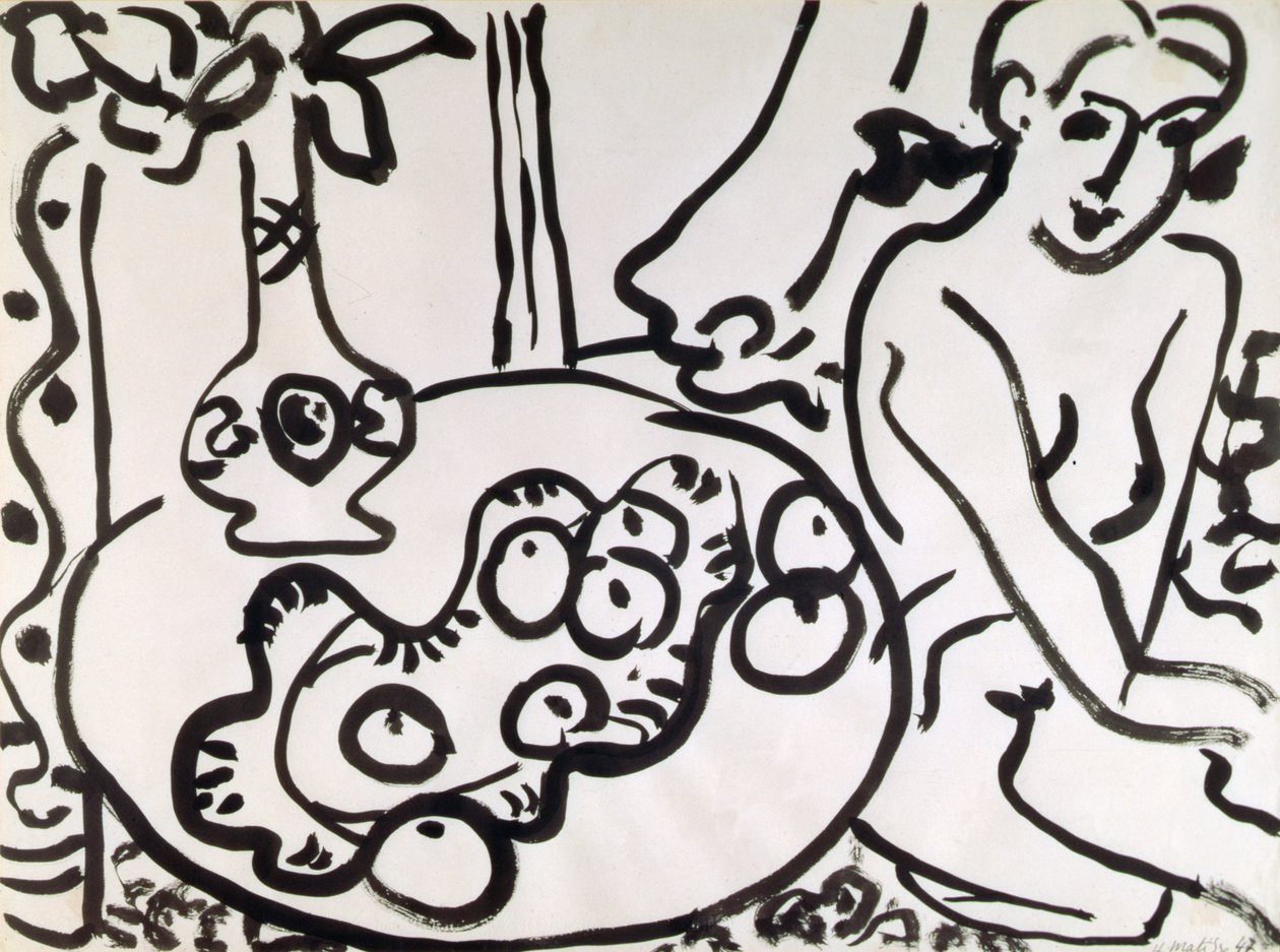 Natureza morta com um nu de Henri Matisse