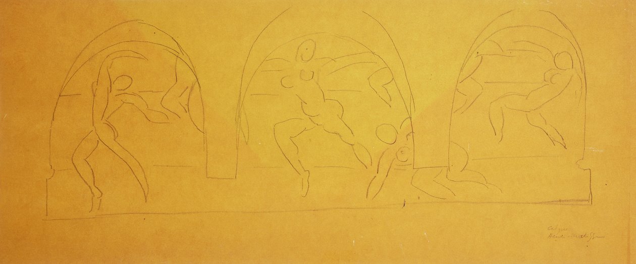 Estudar para a dança de Henri Matisse