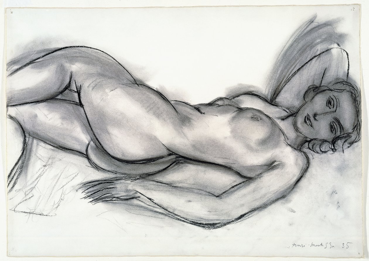 Estudo para um nu cor-de-rosa de Henri Matisse