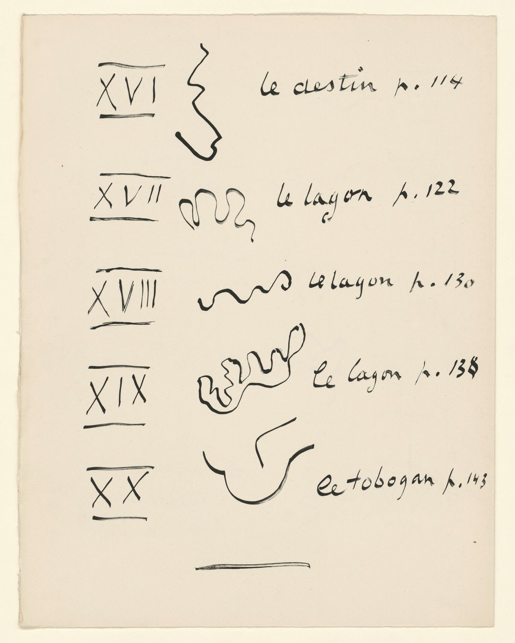 Prancha de imagens 4. De «Jazz». p. 152 de Henri Matisse