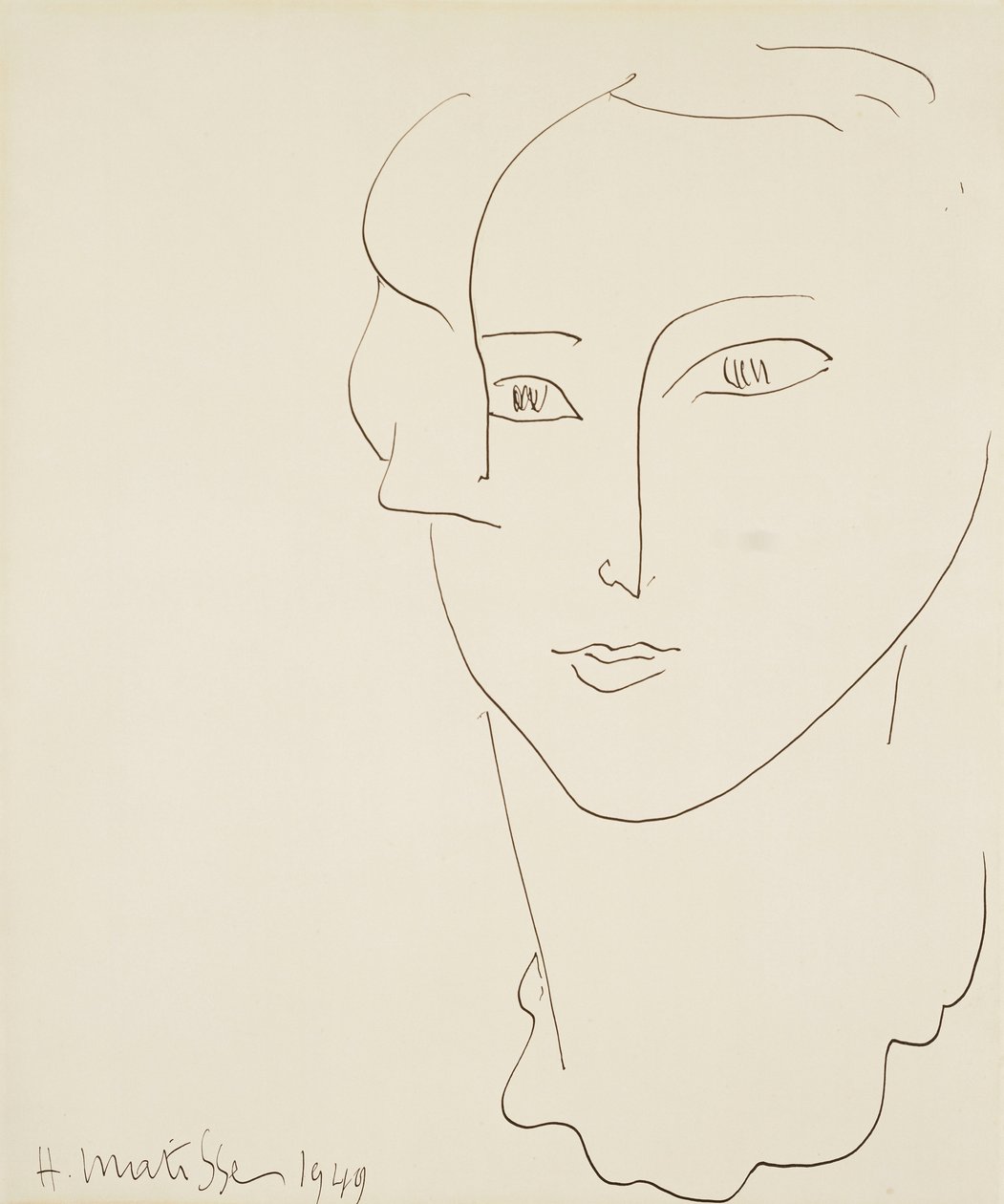 Cabeça de mulher de Henri Matisse