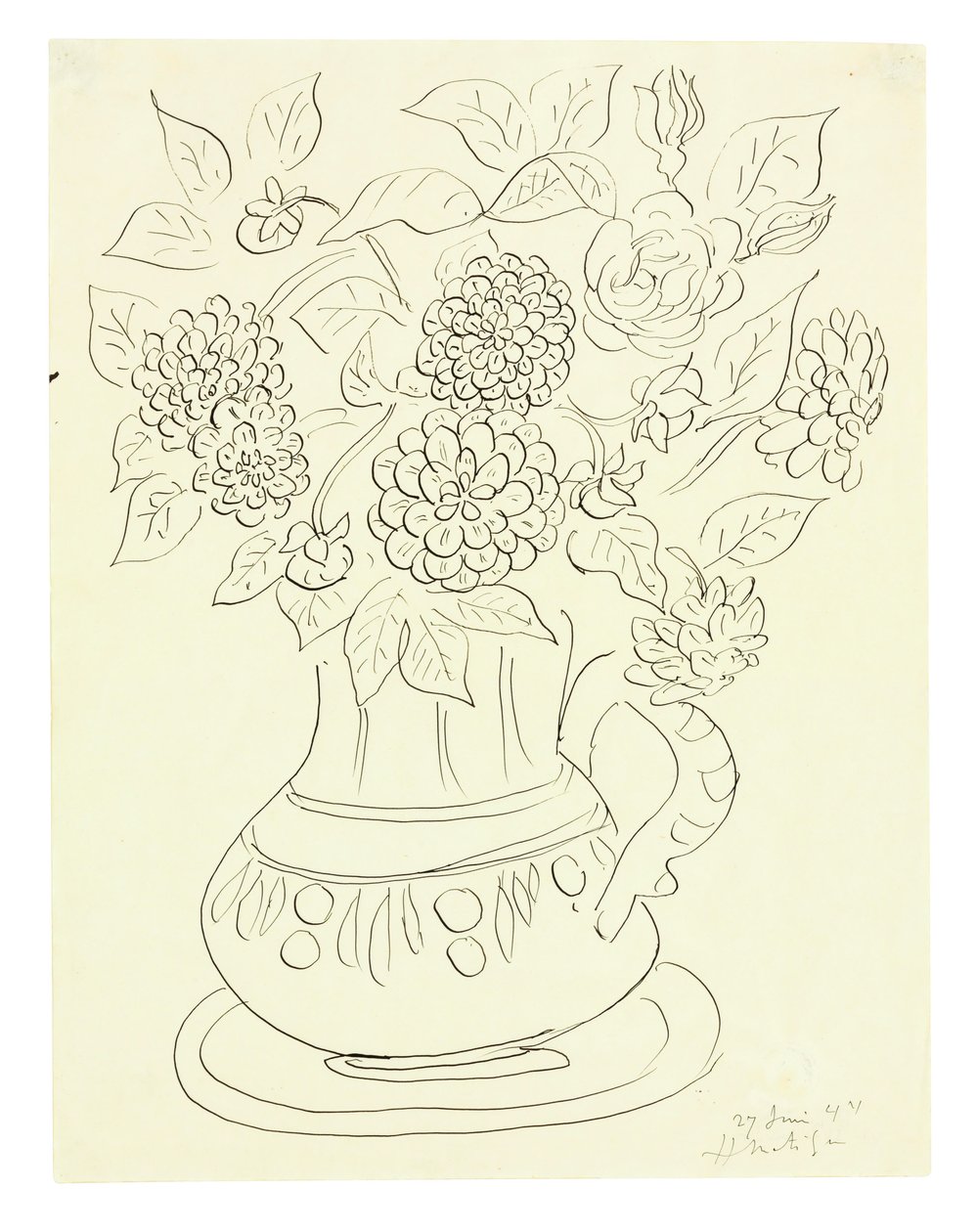 O bouquet de Henri Matisse
