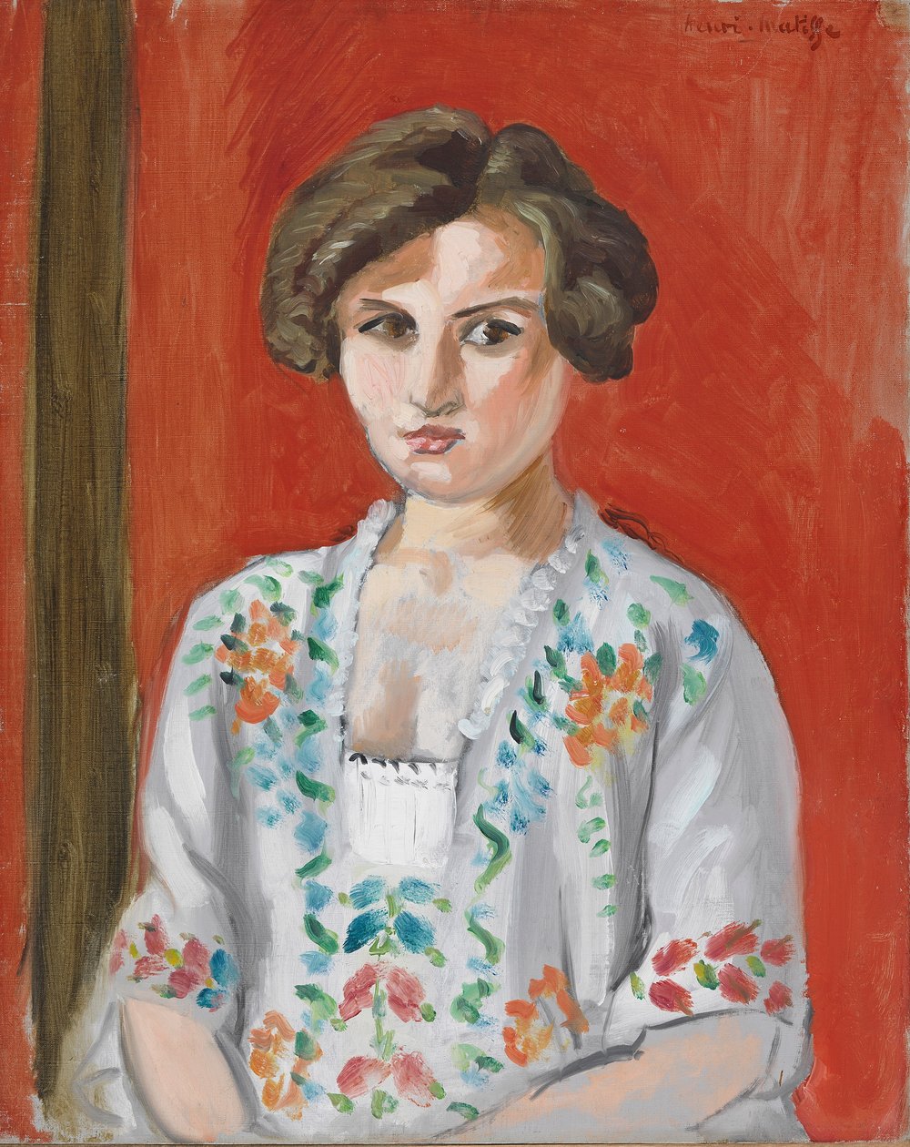 A Blusa Búlgara, c.1920 (óleo sobre tela) de Henri Matisse