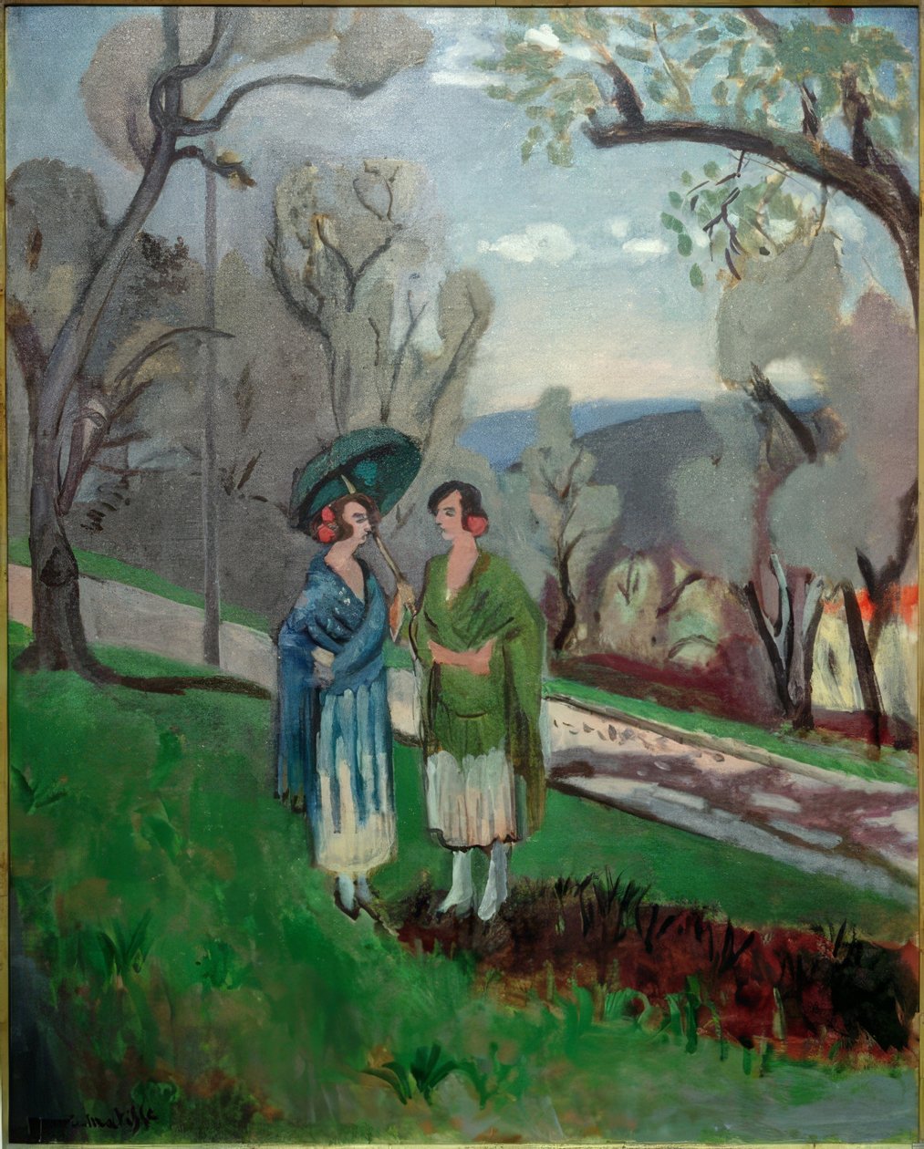 A conversa debaixo das oliveiras de Henri Matisse