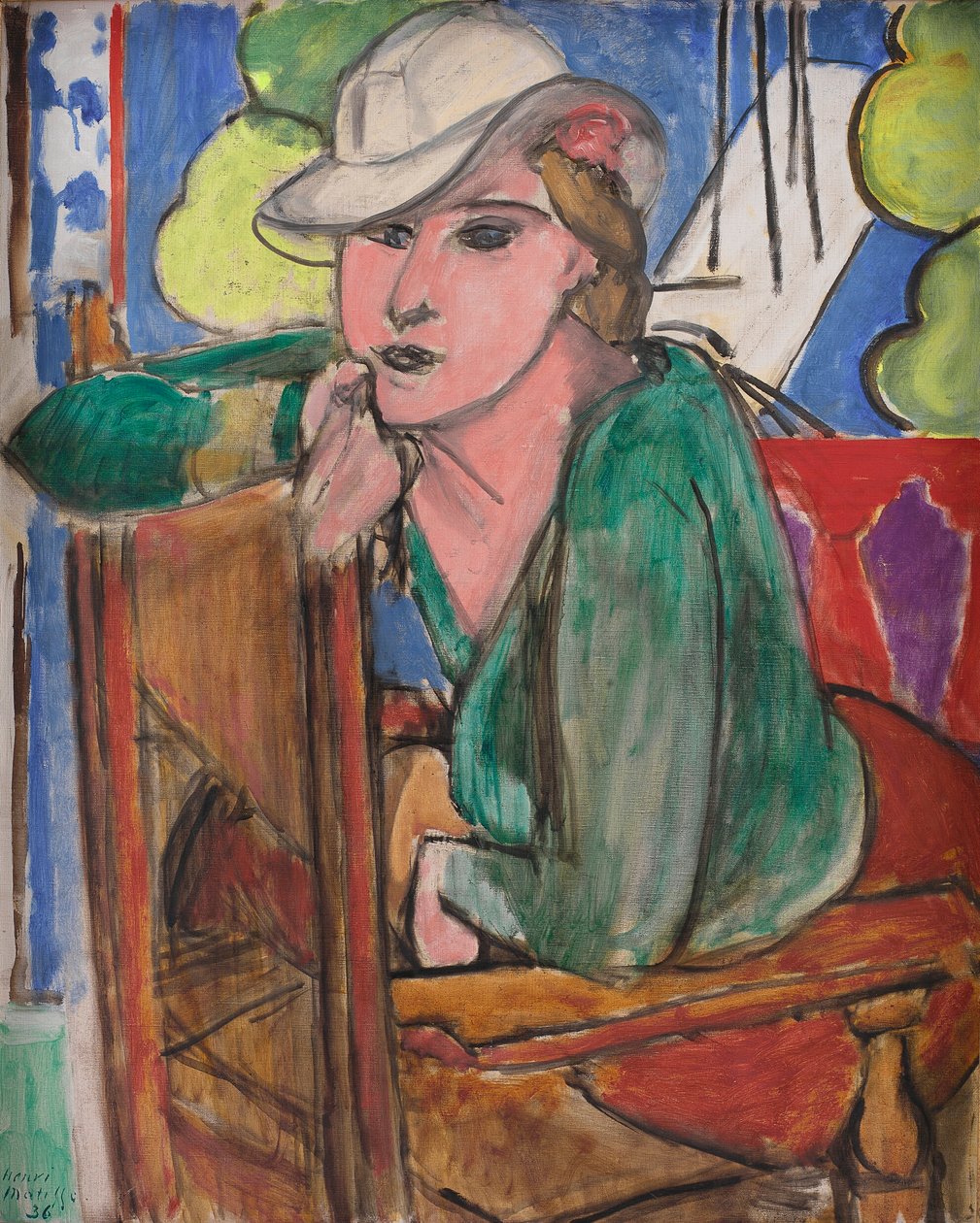 A blusa verde de Henri Matisse
