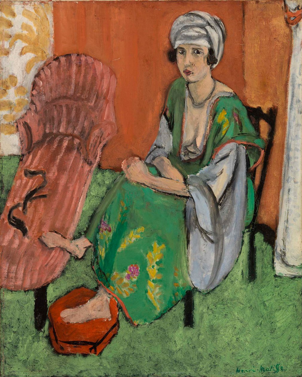 O vestido verde (La Robe verte) de Henri Matisse