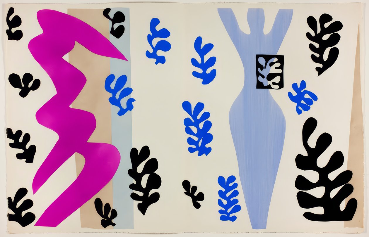 O atirador de facas, de Jazz de Henri Matisse